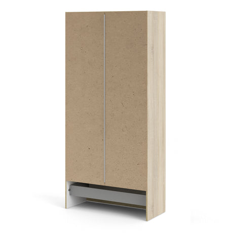 Space Wardrobe with 2 doors + 1 drawer in Oak 1700