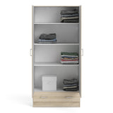 Space Wardrobe with 2 doors + 1 drawer in Oak 1700