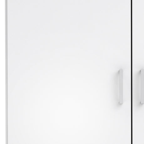 Space Wardrobe with 2 doors White 1750