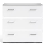 Space Chest of 3 Drawers in White