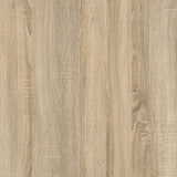 Line Wardrobe 3 Doors 6 Drawers in Oak with White High Gloss