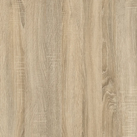 Line Wardrobe 3 Doors 6 Drawers in Oak with White High Gloss