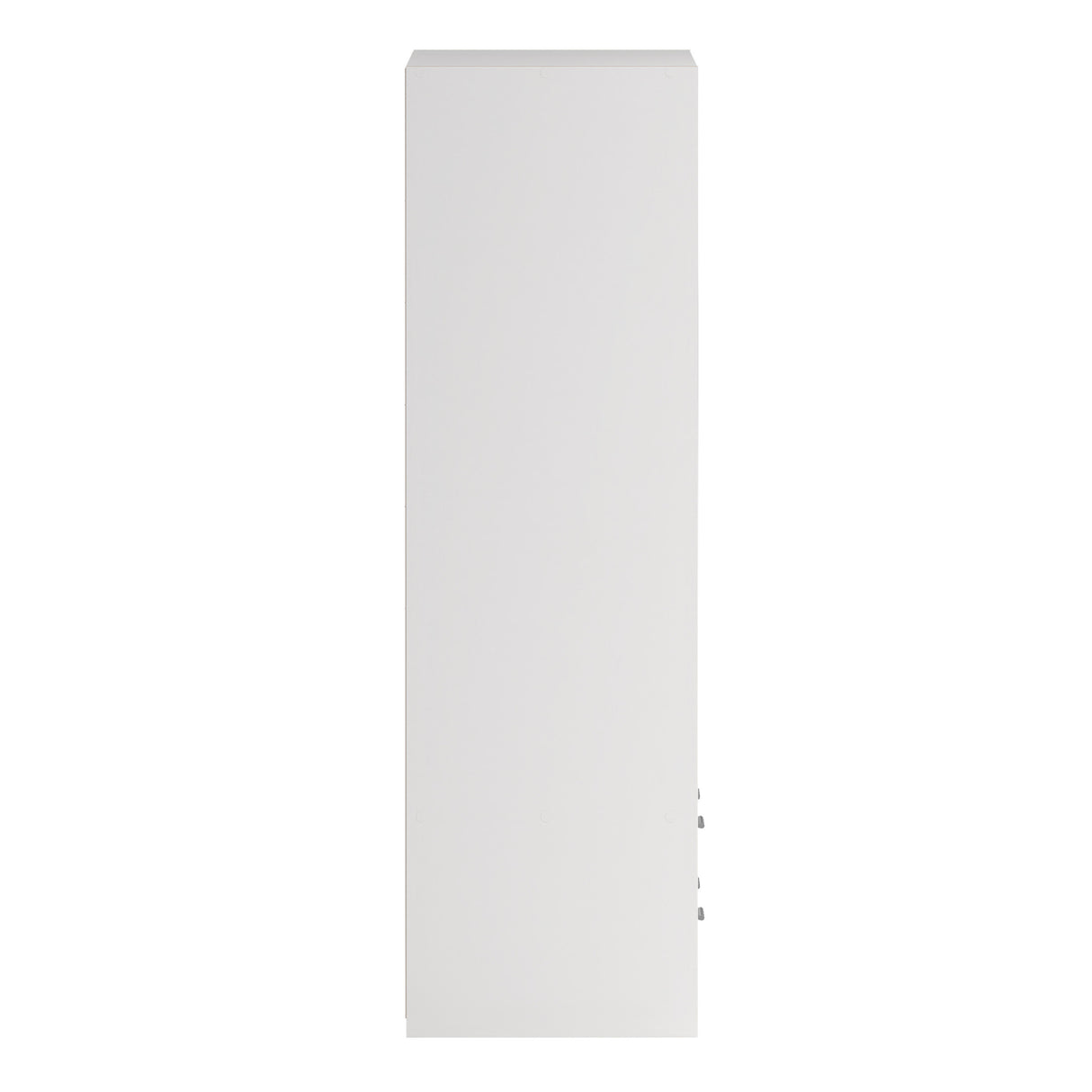 Line Wardrobe with 2 Sliding Doors and 4 Drawers in White