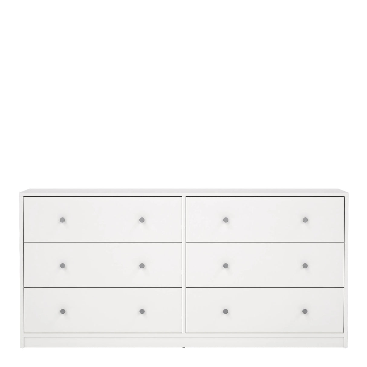 May Chest of 6 Drawers (3+3) in White