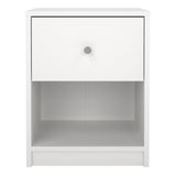 May Bedside 1 Drawer in White
