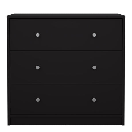 May Chest of 3 Drawers in Black