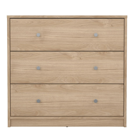 May Chest of 3 Drawers in Jackson Hickory Oak