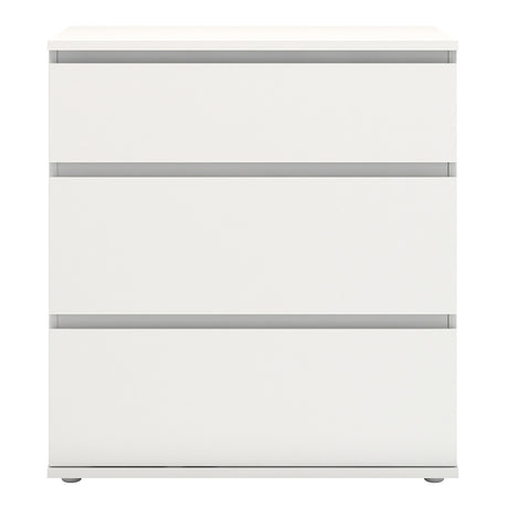 Nova 3 Drawer Chest in White