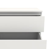 Nova Narrow 5 Drawer Chest in White