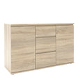 Nova Sideboard - 3 Drawers 2 Doors in Oak