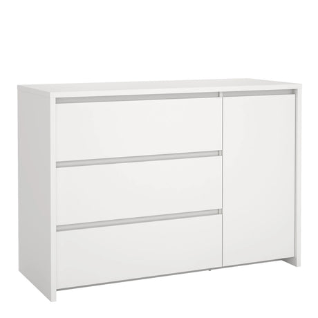 Next Sideboard with 1 Door and 3 Drawers White