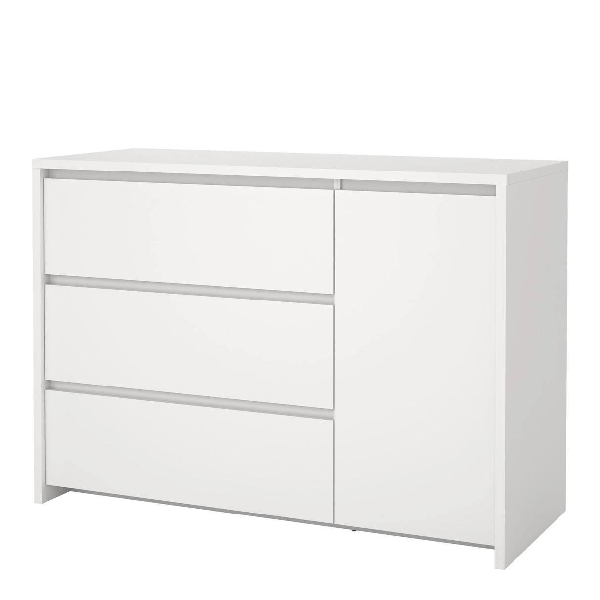 Next Sideboard with 1 Door and 3 Drawers White