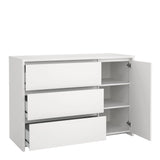 Next Sideboard with 1 Door and 3 Drawers White