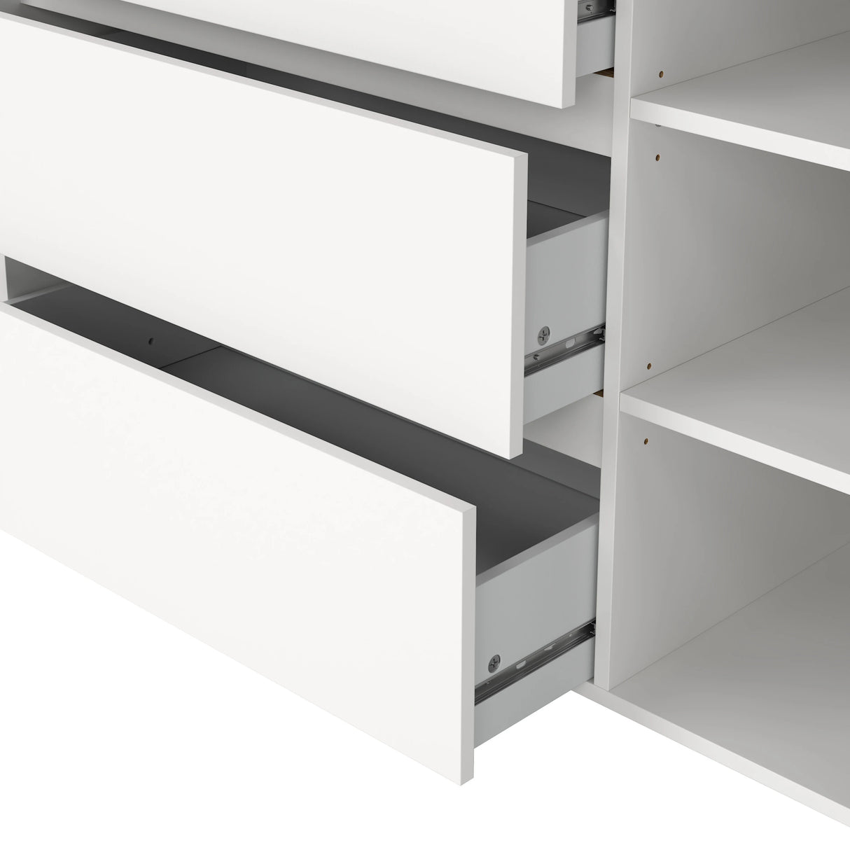 Next Sideboard with 1 Door and 3 Drawers White