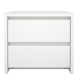 Next Nightstand 2 Drawers White