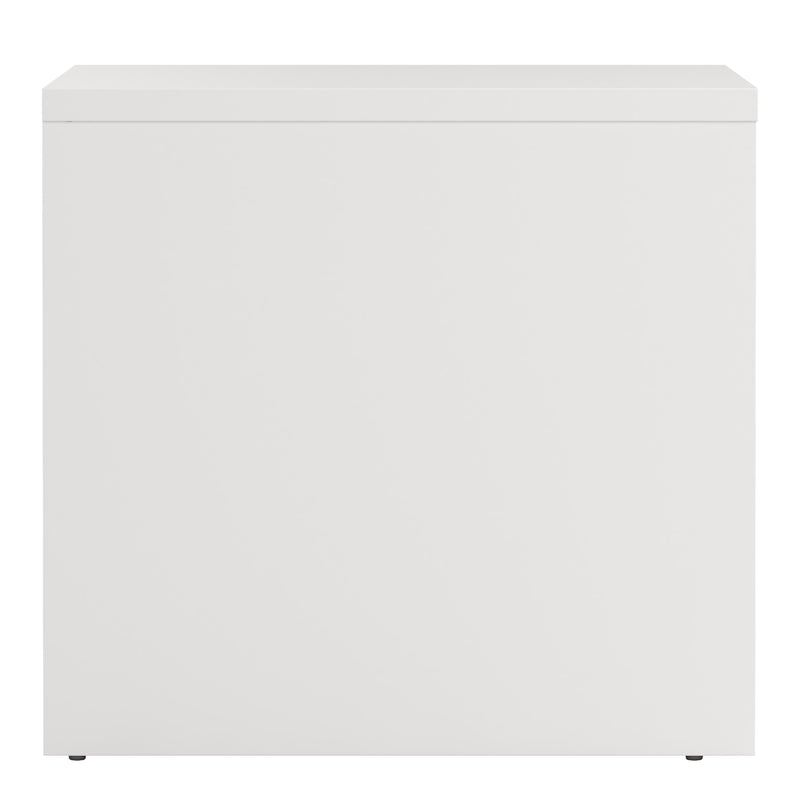 Next Nightstand 2 Drawers White