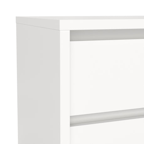 Next Nightstand 2 Drawers White
