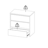 Next Chest 3 Drawers White