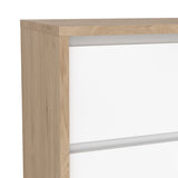 Next Chest 3 Drawers Jackson Hickory White High Gloss