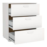 Sofia Chest 3 Drawers White