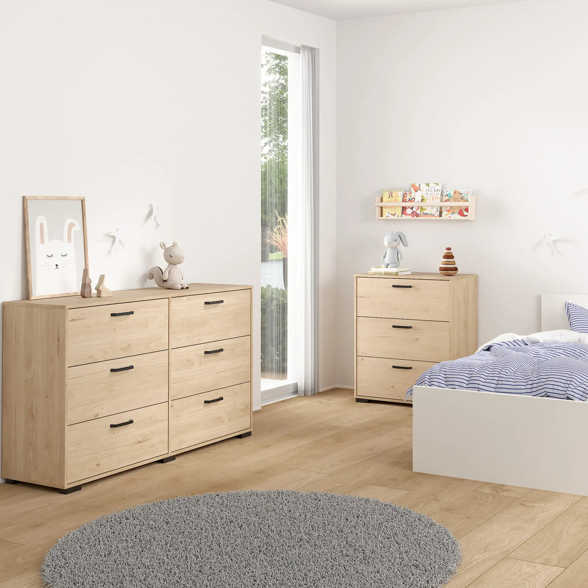 Sofia Chest 3 Drawers Jackson Hickory