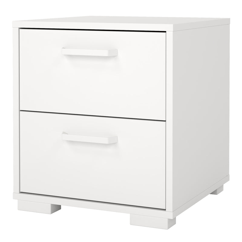 Sofia Nightstand 2 Drawers White