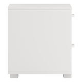 Sofia Nightstand 2 Drawers White