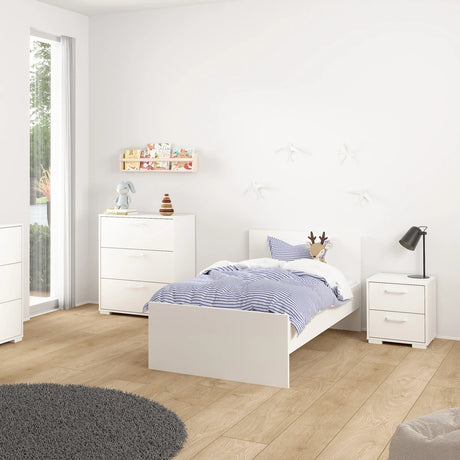 Sofia Nightstand 2 Drawers White