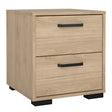 Sofia Nightstand 2 Drawers Jackson Hickory