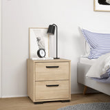 Sofia Nightstand 2 Drawers Jackson Hickory