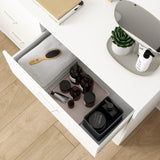 Sofia Double Dresser 6 Drawers White