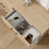 Sofia Double Dresser 6 Drawers Jackson Hickory