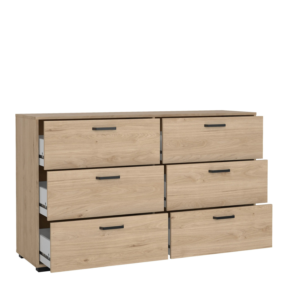 Sofia Double Dresser 6 Drawers Jackson Hickory