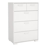 Sofia Chest 3 + 2 Drawers White