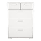 Sofia Chest 3 + 2 Drawers White