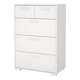 Sofia Chest 3 + 2 Drawers White