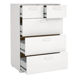 Sofia Chest 3 + 2 Drawers White