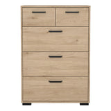 Sofia Chest 3 + 2 Drawers Jackson Hickory