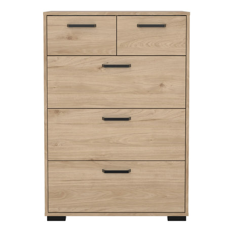 Sofia Chest 3 + 2 Drawers Jackson Hickory