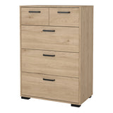 Sofia Chest 3 + 2 Drawers Jackson Hickory