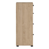 Sofia Chest 3 + 2 Drawers Jackson Hickory
