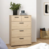 Sofia Chest 3 + 2 Drawers Jackson Hickory