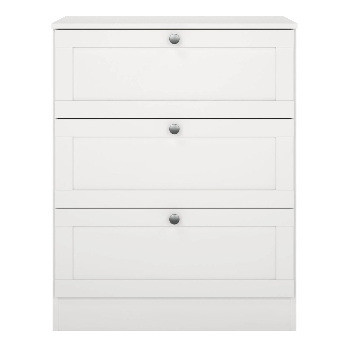 Brande Chest with 3 Frame Drawers in White