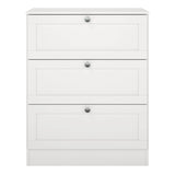 Brande Chest with 3 Frame Drawers in White