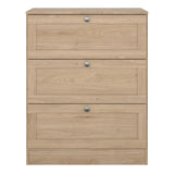 Brande Chest with 3 Frame Drawers in Jackson Hickory