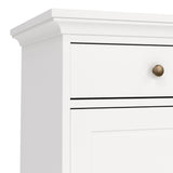 Paris Sideboard with 3 Doors and 3 Drawers in White