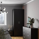 Pepe Bedside 2 Drawers in Black