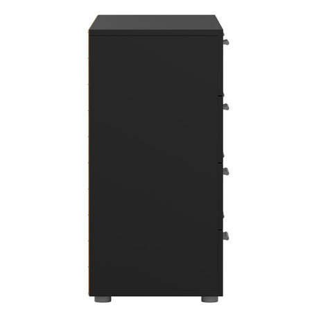 Pepe Wide Chest of 8 Drawers in Black