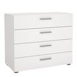 Pepe Chest of 4 Drawers in White