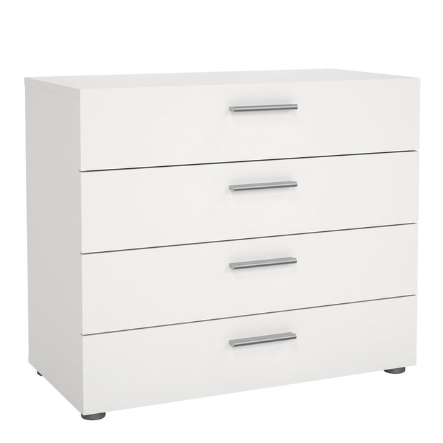 Pepe Chest of 4 Drawers in White
